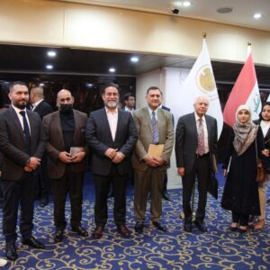 المؤتمر الذي اقامته كلية العلوم السياسية في جامعة بغداد بالتعاون مع مركز بغداد الدولي للدراسات بناريخ 12/12/2021