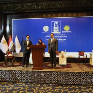 المؤتمر الذي اقامته كلية العلوم السياسية في جامعة بغداد بالتعاون مع مركز بغداد الدولي للدراسات بناريخ 12/12/2021