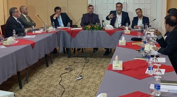 رئيس مركز بغداد الدولي للدراسات وبناء السلام الشيخ عدنان الشحماني يشارك في الندوة التي عقدتها المجموعة المستقلة للابحاث