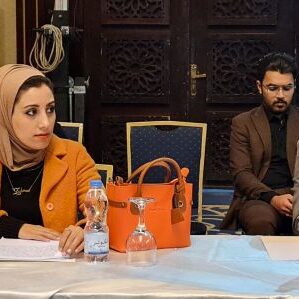 المؤتمر الذي اقامته كلية العلوم السياسية في جامعة بغداد بالتعاون مع مركز بغداد الدولي للدراسات بناريخ 12/12/2021