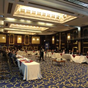 المؤتمر الذي اقامته كلية العلوم السياسية في جامعة بغداد بالتعاون مع مركز بغداد الدولي للدراسات بناريخ 12/12/2021