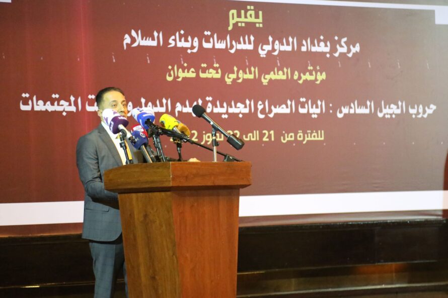 الاستاذ علي العامري رئيس مركز النهرين للدراسات الاستراتيجية